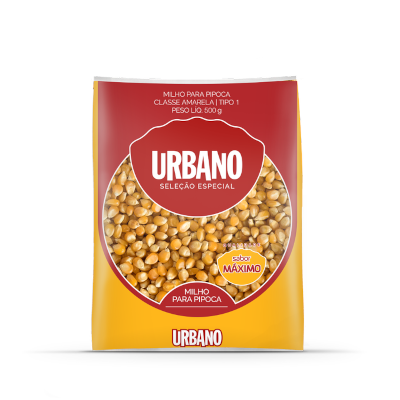Milho de Pipoca Máximo Urbano 500g