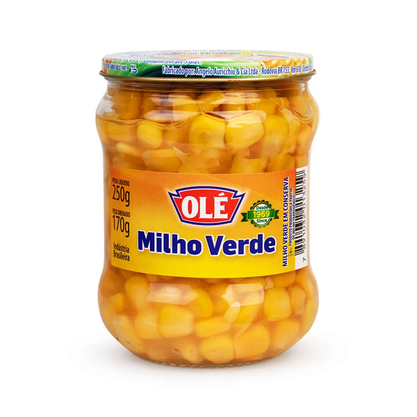 Milho Verde Olé Vidro 170g
