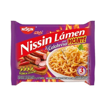 Miojo Nissin Calabresa Picante 80g