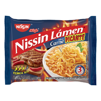 Miojo Nissin Carne Picante 80g