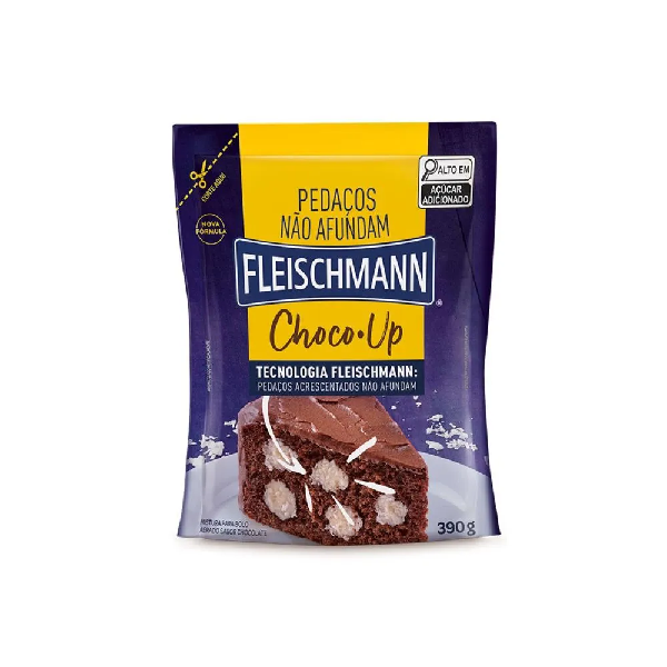 Mistura Para Bolo Fleischmann Choco Up 390g