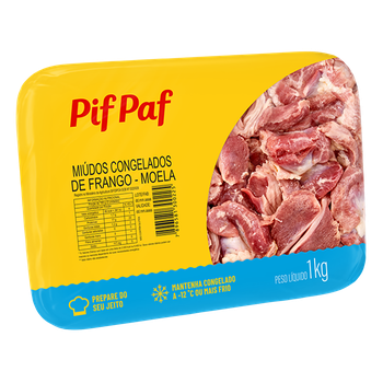 Moela Frango Pif Paf Congelada 1kg