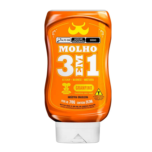 Molho 3 em 1 Granfino 310g