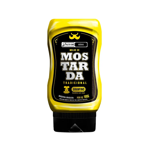 Molho de Mostarda Granfino Tradicional 190g