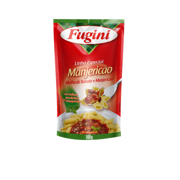 Molho de Tomate Fugini com Manjericão Sachê 300g