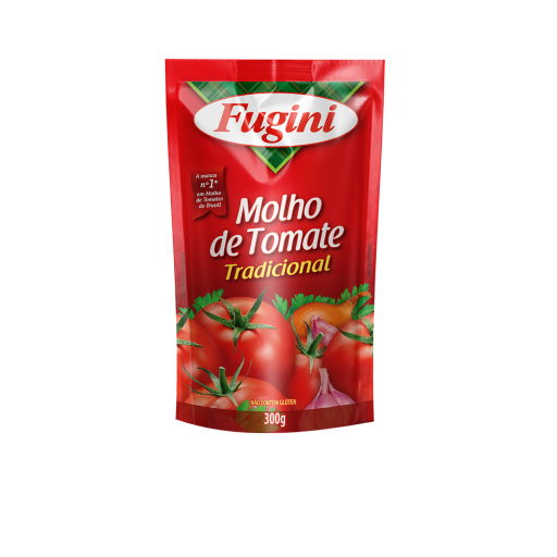 Molho de Tomate Fugini Tradicional Sachê 300g