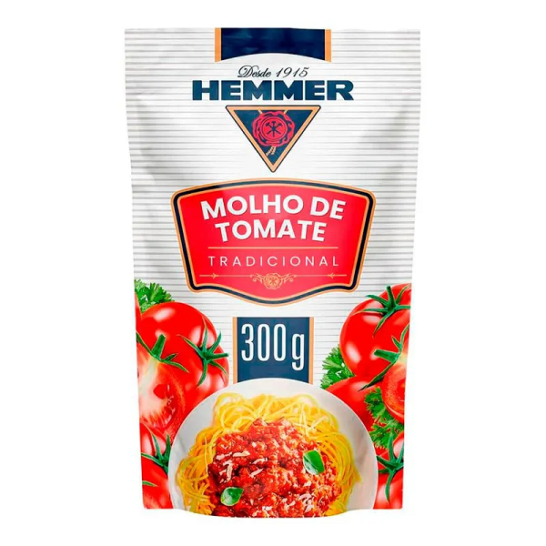 Molho de Tomate Hemmer Tradicional Sachê 300g