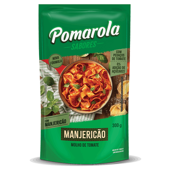 Molho de Tomate Pomarola Manjericão 300g