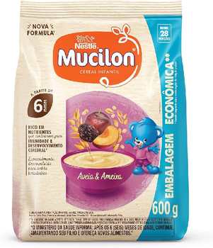 Mucilon Nestlé Aveia e Ameixa Sache 600g