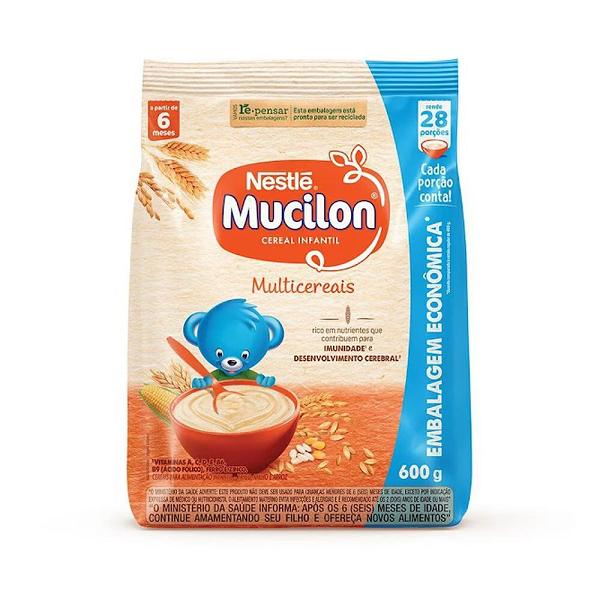 Mucilon Nestlé Multicereais Sache 600g