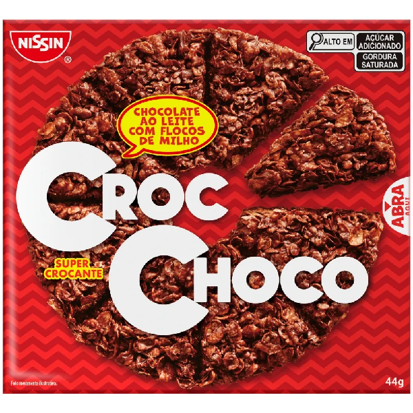 Nissin Croc Choco Chocolate ao Leite 44g