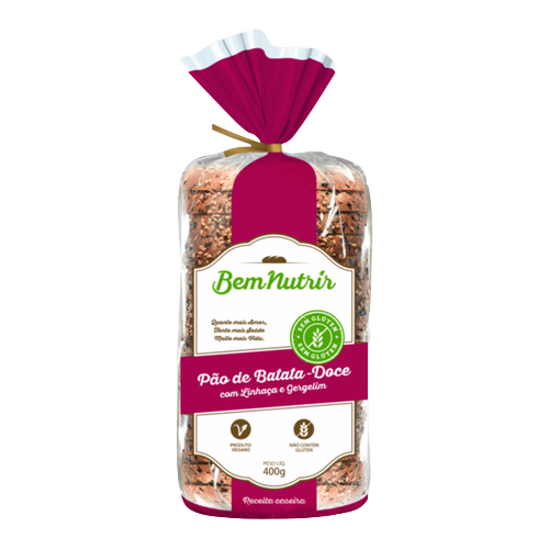 Pão Bem Nutrir Batata Doce com Sementes 500g