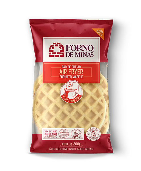 Pão de Queijo Forno De Minas Formato Waffle 200g
