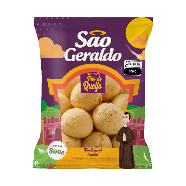 Pão de Queijo São Geraldo Tradicional 800g