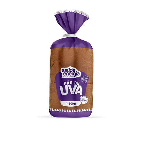 Pão de Uva Saúde Energia sem glútem 500g