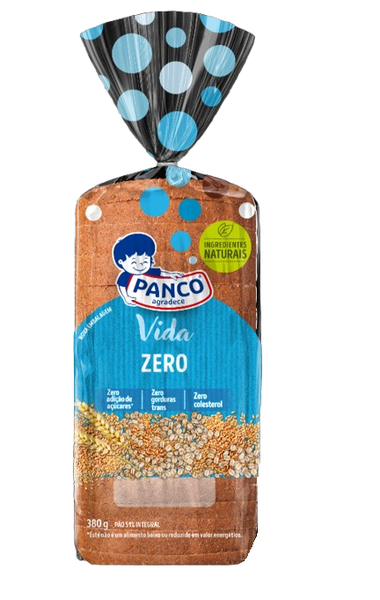 Pão Panco Vida 51% Integral Zero 380g