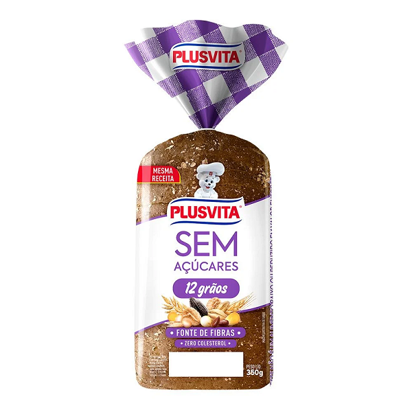 Pão Plus Vita Zero 12 Grãos 350g