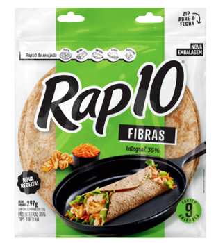 Pão Tortilha Rap 10 Integral 297g