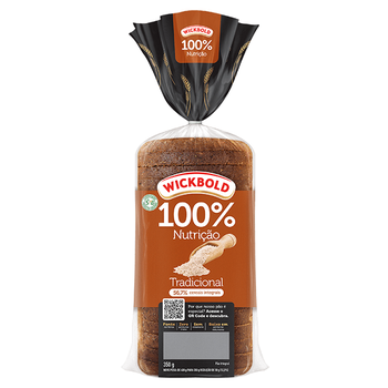 Pão Wickbold 100% Nutrição Tradicional 350g