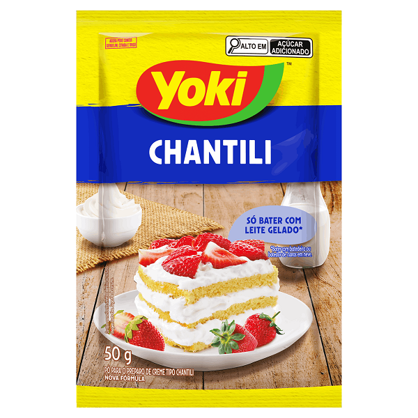 Pó Creme Chantilly Yoki 50g