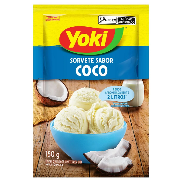 Pó para Sorvete Yoki Coco 150g