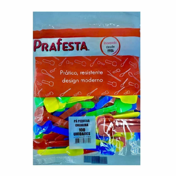 Pá Pequena Prafesta  Colorida  100un