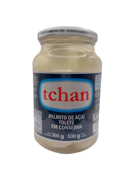 Palmito de Açaí Tolete em Conserva Tchan 530g