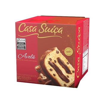 Panettone Casa Suíça Avelã e Cacau 500g