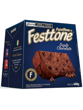 Panettone Festtone Duplo Chocolate 400g