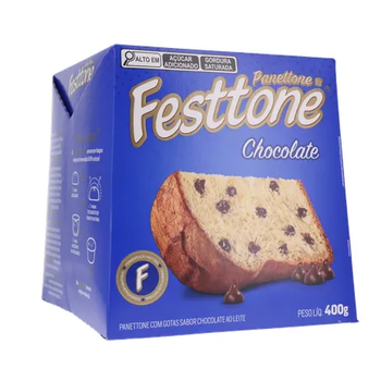 Panettone Festtone Gotas de Chocolate 400g