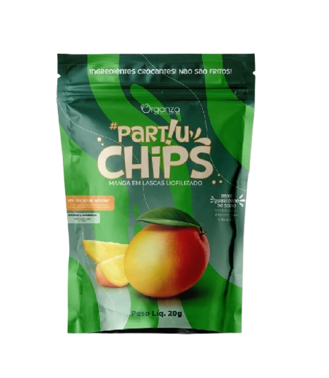 Partiu Chips Manga em Lascas Liofilizado 20g