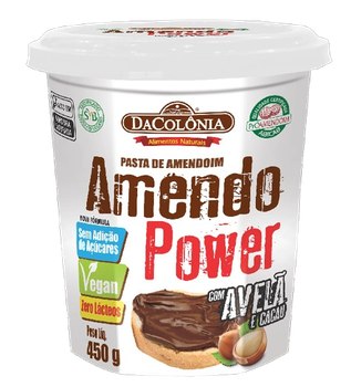 Pasta de Amendoim Cacau com Avelã Dacolônia 450g