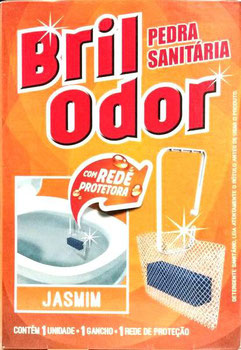 Pedra Sanitária Bril Odor com Rede Jasmim 25g