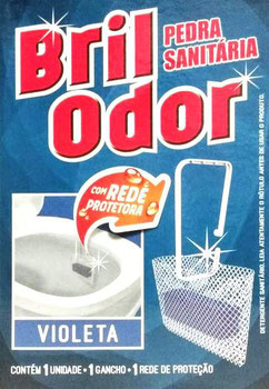 Pedra Sanitária Bril Odor com Rede Violeta 25g
