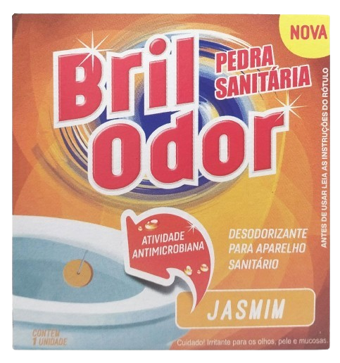Pedra Sanitária Bril Odor Jasmim 40g