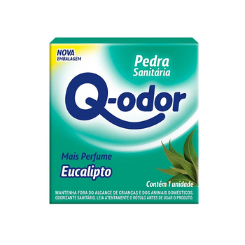 Pedra Sanitária Q-Odor Eucalípto 1un