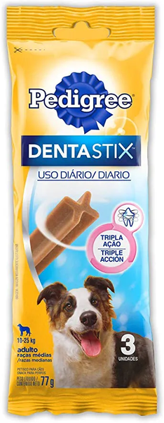 Petisco Dentastix Raças Médias 3un 77g