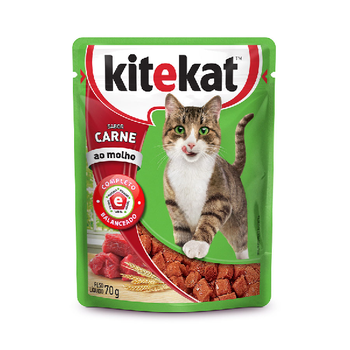 Petisco Kit e Kat Carne ao Molho 70g