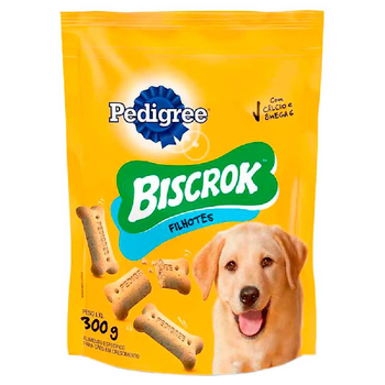 Petiscos Pedigree Biscrok Filhotes 300g