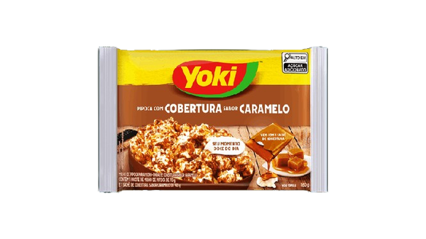 Pipoca Microondas Yoki Cobertura Caramelo 160g