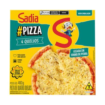 Pizza Sadia 4 Queijos 460g