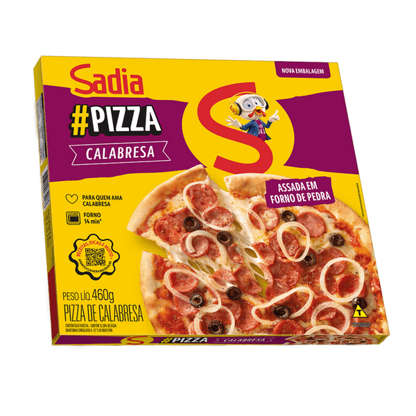 Pizza Sadia Calabresa 460g