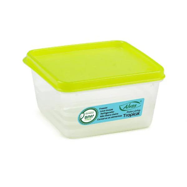 Pote Hermético Tropical Quadrado Alves Sortido 1,5l