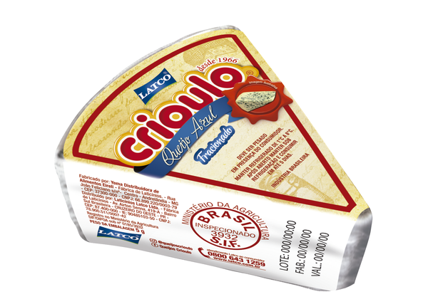 Queijo Crioulo Gorgonzola Azul Kg