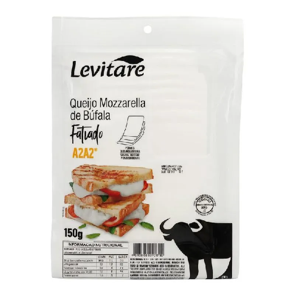 Queijo Levitare Búfala Fatiada 150g
