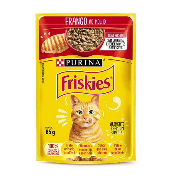 Ração Friskies  Frango ao Molho 85g
