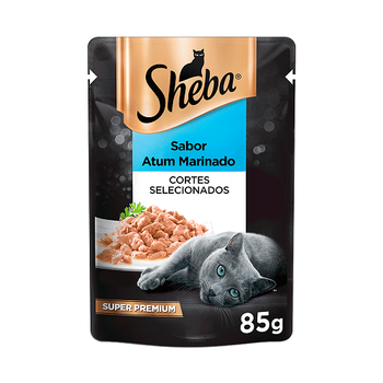 Ração Sheba Adulto Atum Marinado Sache 85g