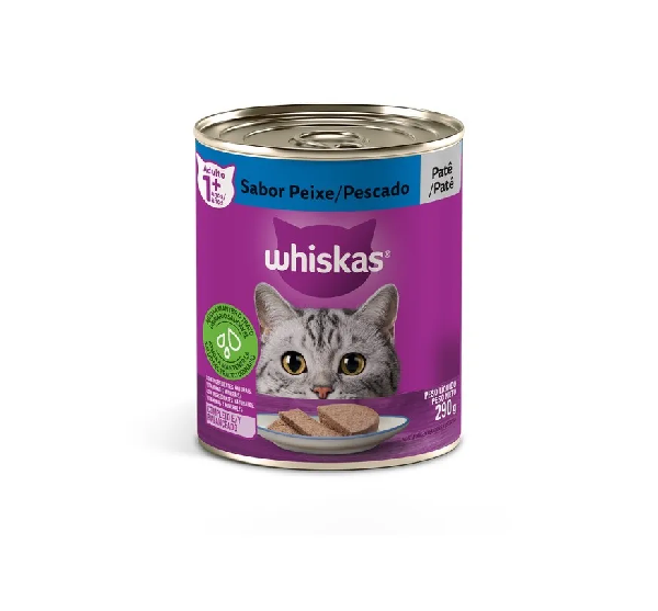Ração Whiskas Peixe Lata 290g