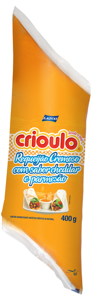 Requeijão Crioulo Bisnaga Cheddar 400g