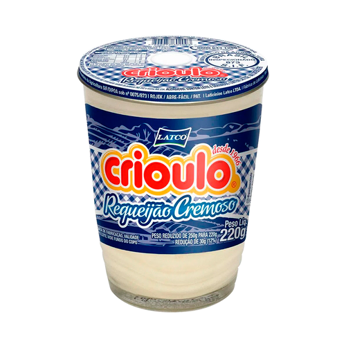Requeijão Crioulo Cremoso 220g